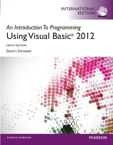 [object Object] «Introduction to Programming with Visual Basic 2012, An: International Edition», автор Девід Шнайдер - фото №1