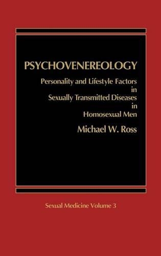 Паперова книга «Psychovenereology: Personality and Lifestyle Factors in Sexually Transmitted Diseases in Homosexual Men», автор Майкл В. Росс - фото №1