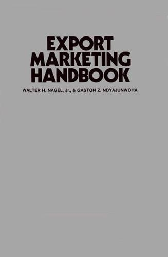 Бумажная книга «Export Marketing Handbook», авторов Гастон Ндяюнвоха, Вальтер Нагель - фото №1