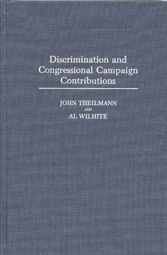 Паперова книга «Discrimination and Congressional Campaign Contributions», авторів Аллен У. Уилхайт, Джон Тейлманн - фото №1