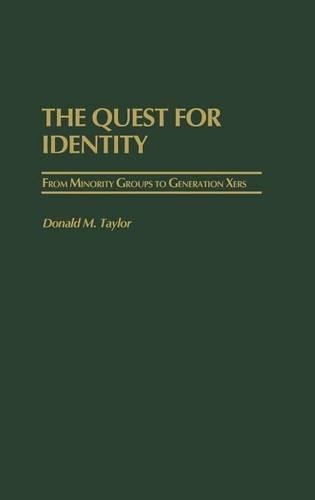 Паперова книга «The Quest for Identity: From Minority Groups to Generation Xers», автор Дональд М. Тейлор - фото №1