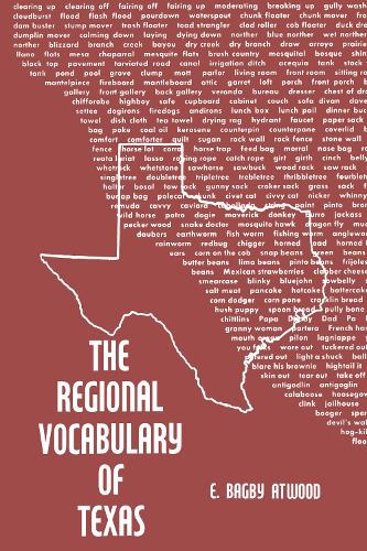 Бумажная книга «The Regional Vocabulary of Texas», автор Э. Бэгби Этвуд - фото №1