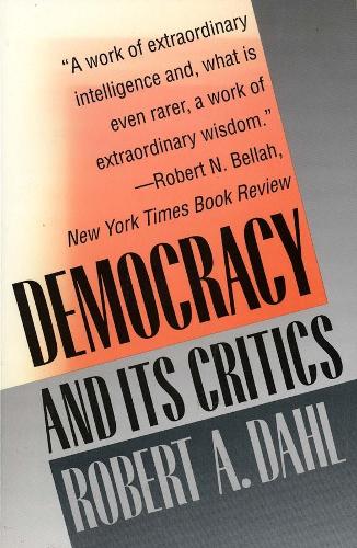 Бумажная книга «Democracy and Its Critics», автор Роберт А. Даль - фото №1