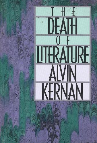 Паперова книга «The Death of Literature», автор Елвін Кернан - фото №1