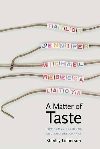 Паперова книга «A Matter of Taste: How Names, Fashions, and Culture Change», автор Стенлі Ліберсон - фото №1
