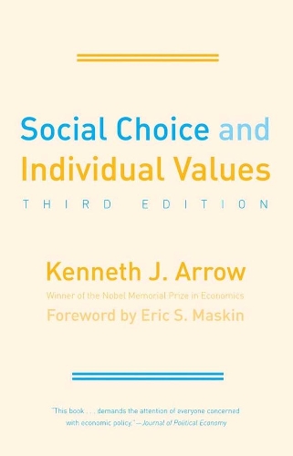 Паперова книга «Social Choice and Individual Values», автор Кеннет Дж. Ерроу - фото №1