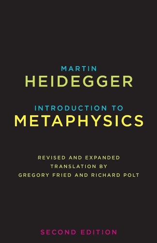 Паперова книга «Introduction to Metaphysics», автор Мартін Хайдеггер - фото №1