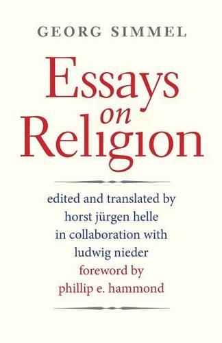 Бумажная книга «Essays on Religion», автор Георг Зиммель - фото №1