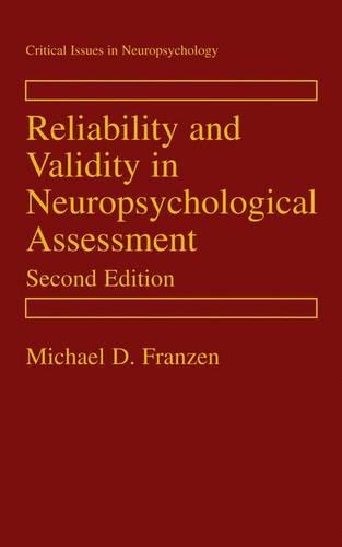 Паперова книга «Reliability and Validity in Neuropsychological Assessment», автор Майкл Д. Франзен - фото №1