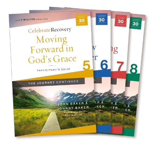 Бумажная книга «Celebrate Recovery: The Journey Continues Participant's Guide Set Volumes 5-8: A Recovery Program Based on Eight Principles from the Beatitudes», автор Джонни Бейкер - фото №1