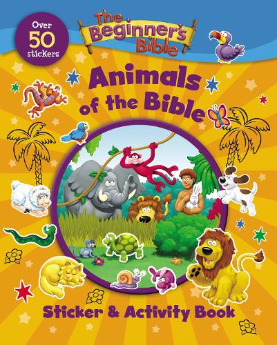[object Object] «The Beginner's Bible Animals of the Bible Sticker and Activity Book», автор Библия для начинающих - фото №1