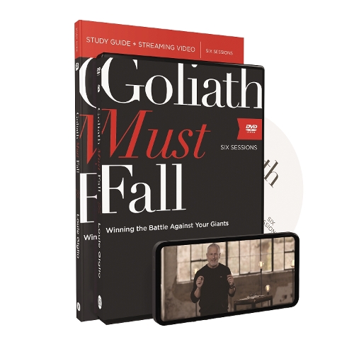 [object Object] «Goliath Must Fall Study Guide with DVD: Winning the Battle Against Your Giants», автор Луи Жильо - фото №1