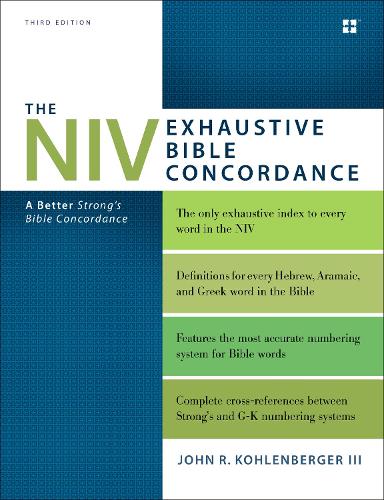 Паперова книга «The NIV Exhaustive Bible Concordance, Third Edition: A Better Strong's Bible Concordance», автор Джон Р. Коленбергер III - фото №1