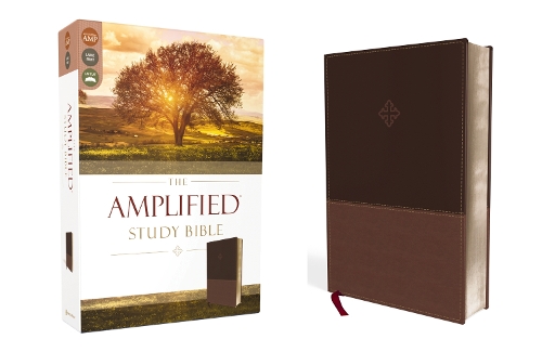 Бумажная книга «The Amplified Study Bible, Leathersoft, Brown», автор Zondervan - фото №1