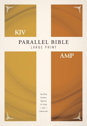 [object Object] «KJV, Amplified, Parallel Bible, Large Print, Hardcover, Red Letter: Two Bible Versions Together for Study and Comparison», автор Zondervan - фото №1