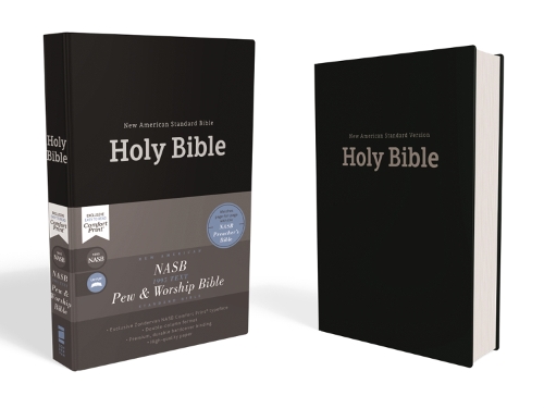 Бумажная книга «NASB, Pew and Worship Bible, Hardcover, Black, 1995 Text, Comfort Print», автор Zondervan - фото №1