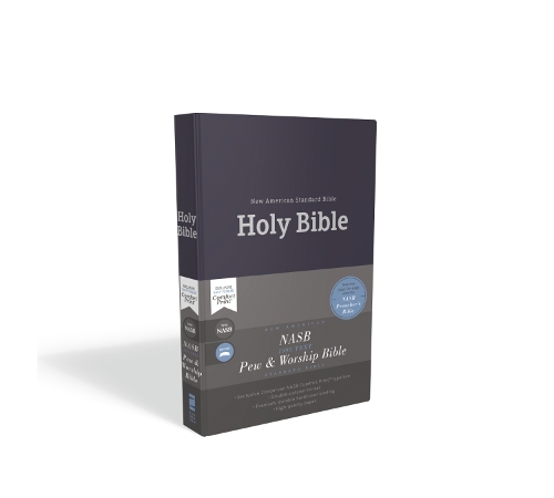 Бумажная книга «NASB, Pew and Worship Bible, Hardcover, Blue, 1995 Text, Comfort Print», автор Zondervan - фото №1
