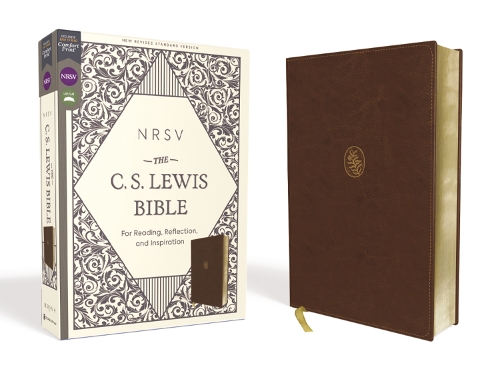 Бумажная книга «NRSV, The C. S. Lewis Bible, Leathersoft, Brown, Comfort Print: For Reading, Reflection, and Inspiration», автор Клайв Стейплз Льюис - фото №1