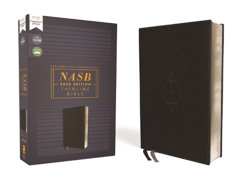 Бумажная книга «NASB, Thinline Bible, Leathersoft, Black, Red Letter, 2020 Text, Comfort Print», автор Zondervan - фото №1
