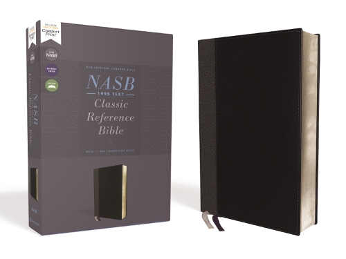 Бумажная книга «NASB, Classic Reference Bible, Leathersoft, Black, Red Letter, 1995 Text, Comfort Print», автор Zondervan - фото №1