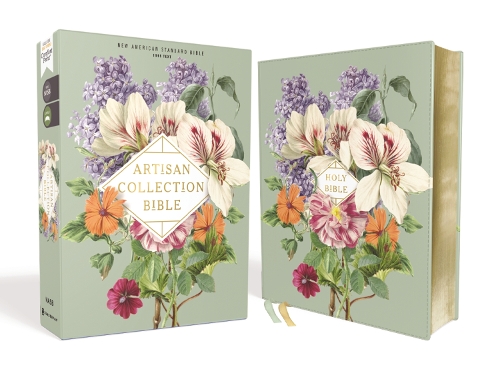 Бумажная книга «NASB, Artisan Collection Bible, Leathersoft, Sage Floral, Red Letter, 1995 Text, Comfort Print», автор Zondervan - фото №1