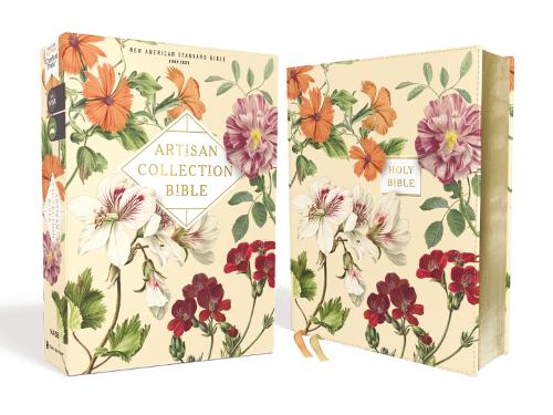 Бумажная книга «NASB, Artisan Collection Bible, Leathersoft, Almond Floral, Red Letter, 1995 Text, Comfort Print», автор Zondervan - фото №1