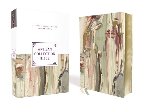 [object Object] «NRSVue, Artisan Collection Bible, Leathersoft, Multi-color/Cream, Comfort Print», автор Zondervan - фото №1