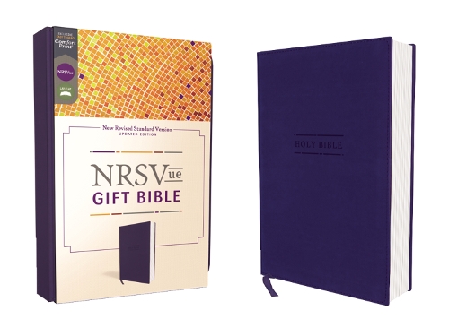 Бумажная книга «NRSVue, Gift Bible, Leathersoft, Blue, Comfort Print», автор Zondervan - фото №1