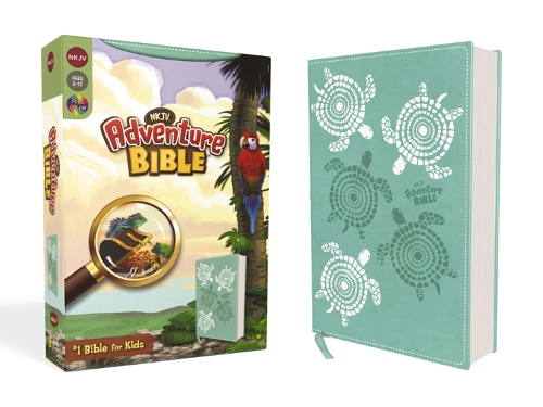 Бумажная книга «NKJV, Adventure Bible, Leathersoft, Teal, Full Color», автор Лоуренс О. Ричардс - фото №1