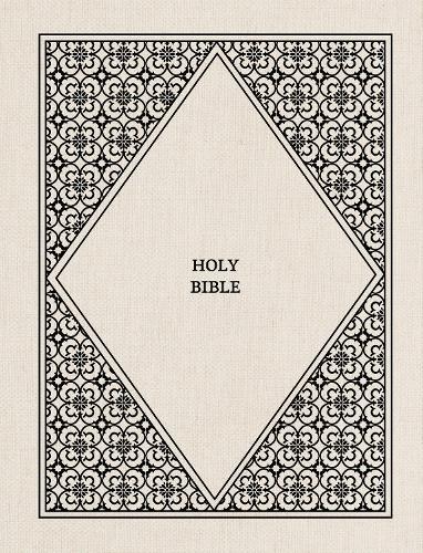 [object Object] «NRSVue, Holy Bible with Apocrypha, Journal Edition, Cloth over Board, Cream, Comfort Print», автор Zondervan - фото №1