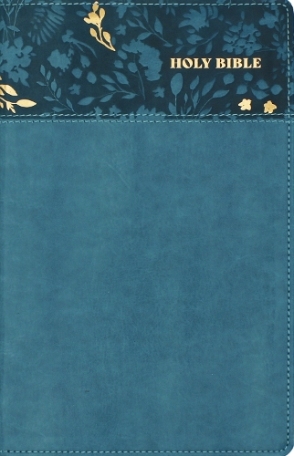 Бумажная книга «NASB, Personal Size Bible, Large Print, Leathersoft, Teal, Red Letter, 1995 Text, Thumb Indexed, Comfort Print», автор Zondervan - фото №1