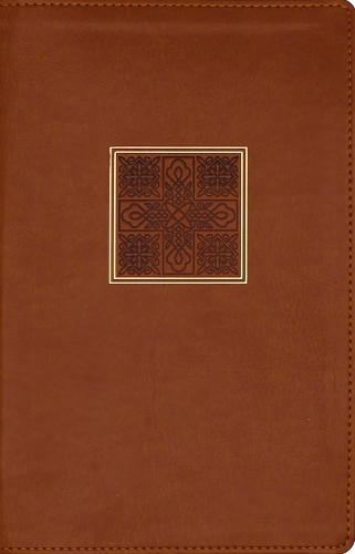 Бумажная книга «NASB, Personal Size Bible, Large Print, Leathersoft, Brown, Red Letter, 1995 Text, Thumb Indexed, Comfort Print», автор Zondervan - фото №1
