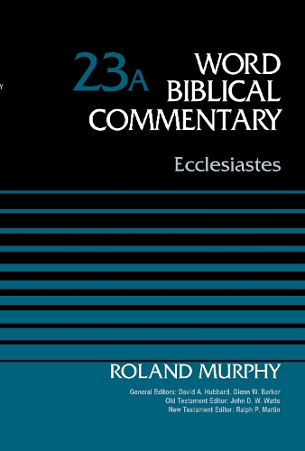 Бумажная книга «Ecclesiastes, Volume 23A», автор Роланд Е. Мерфи - фото №1