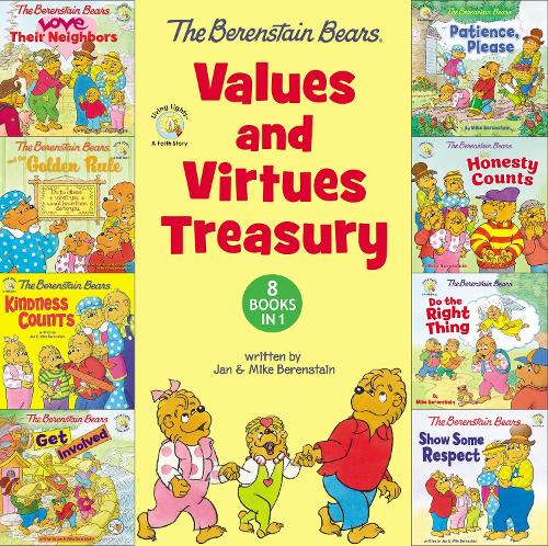 [object Object] «The Berenstain Bears Values and Virtues Treasury: 8 Books in 1», автор Майк Беренштейн - фото №1