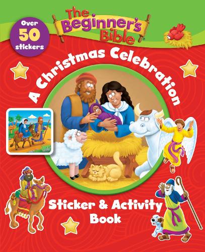 Бумажная книга «The Beginner's Bible A Christmas Celebration Sticker and Activity Book», автор Библия для начинающих - фото №1