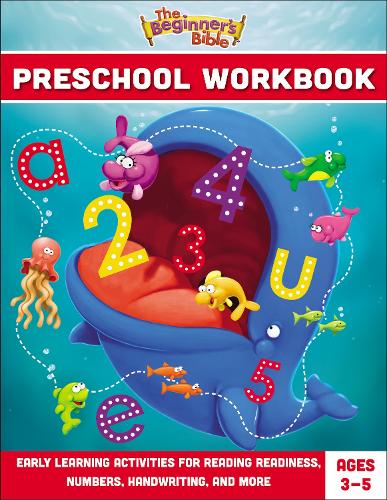 Паперова книга «The Beginner's Bible Preschool Workbook: Early Learning Activities for Reading Readiness, Numbers, Handwriting, and More», автор Біблія для початківців - фото №1