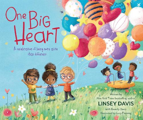 Паперова книга «One Big Heart: A Celebration of Being More Alike than Different», автор Лінсі Девіс - фото №1
