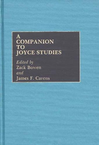 Паперова книга «A Companion to Joyce Studies», авторів Джеймс Ф. Каренс, Зак Р. Боуен - фото №1