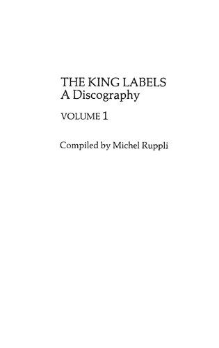 Бумажная книга «King Labels V1», автор Мишель Руппли - фото №1