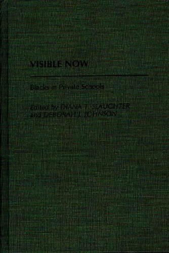 Бумажная книга «Visible Now: Blacks in Private Schools», авторов Дебора Дж. Джонсон, Диана Т. Слотер-Котцин - фото №1