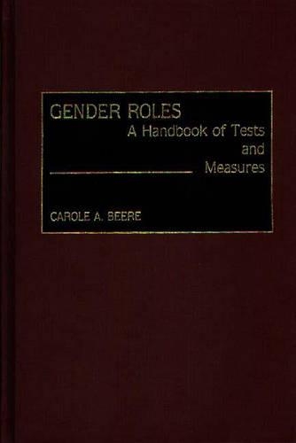 Паперова книга «Gender Roles: A Handbook of Tests and Measures», автор Керол А. Бір - фото №1