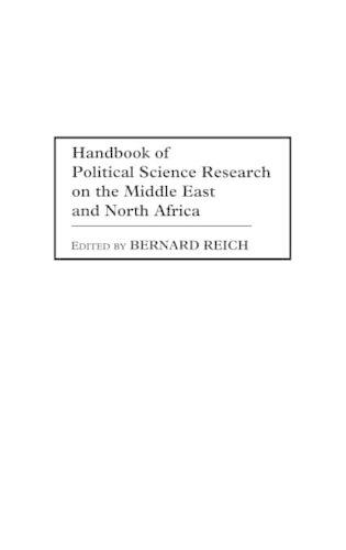 Паперова книга «Handbook of Political Science Research on the Middle East and North Africa», автор Бернард Райх - фото №1