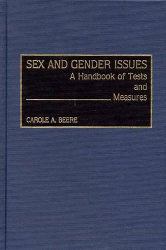 Паперова книга «Sex and Gender Issues: A Handbook of Tests and Measures», автор Керол А. Бір - фото №1
