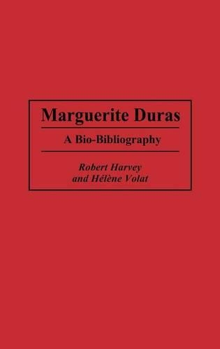 Бумажная книга «Marguerite Duras: A Bio-Bibliography», авторов Хелена Волат, Роберт Харви - фото №1