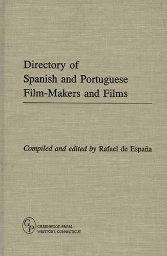 Бумажная книга «Directory of Spanish and Portuguese Film-Makers and Films», автор Рафаэль де Эспана - фото №1
