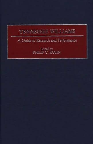Паперова книга «Tennessee Williams: A Guide to Research and Performance», автор Філіп Колін - фото №1