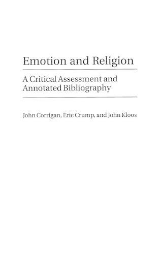 Паперова книга «Emotion and Religion: A Critical Assessment and Annotated Bibliography», авторів Ерік Крамп, Джон Клус - фото №1
