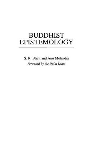 Бумажная книга «Buddhist Epistemology», авторов Ану Мехротра, С. Р. Бхатт - фото №1