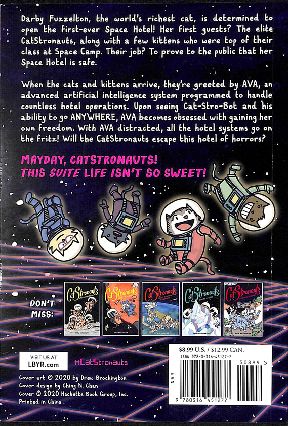 Паперова книга «CatStronauts: Digital Disaster», автор Дрю Брокінгтон - фото №1