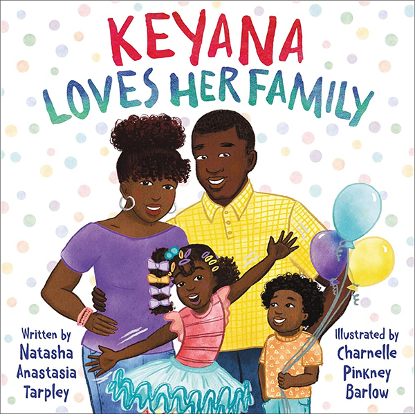 Паперова книга «Keyana Loves Her Family», автор Наташа Анастасія Тарплі - фото №1